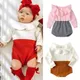 US Stock Baby Girl Clothes Top Quality Long Sleeve Cotton Sweet Girl Romper Aumtun Clothes