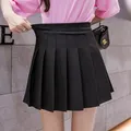 Women Pleated Tennis Skirt High Waist Mini Skirts With Shorts Girl Basic Casual School A-line Skater