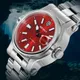 BERNY Men Diver Automatic Watch BERNY NH35 Luminous Sapphire Stainless Steel Diving Mechanical