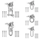 NEW 180°-360° Rotate Swing Hangers 500KG Capacity SUS304 Swivel Hooks for Swing Trapeze Yoga Hammock