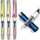 1Pcs Refillable Fountain Pen Transparent Piston Pen Piston Filling Fountain Pen Extra Fine Fountain