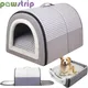 Pet Dog House Soft Cozy Pet Sleeping Bed for Small Medium Dogs Cats Foldable Removable Puppy Nest