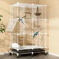 Special Canary Bird Cages Parrot Budgie Outdoors Portable Large Bird Cages Luxury Park Breeding