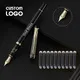 11Pcs/Set Business Signature Pen Set Simple Student Calligraphy Fountain Pen Custom Logo