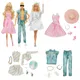 Fashion Clothes for Barbie Doll Ken Accessories Kid Toys for Girl Pink Princess Skirt Dress Cowboy