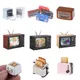 1pc Mini Furniture Lamp Radio Television Kitchen equipment For Children Gift Retro Dollhouse