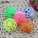 10pcs/set Plastic Cat Pet Sound Toy Cat Toys Hollow Out Round Pet Colorful Playing Ball Toys With