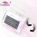 FADVAN 100 bundles DIY Cluster Eyelashes 10/20/30/40/3D Effect 0.07mm C/D Curl Thickness Individual