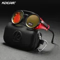 KDEAM Retro Vintage Steampunk Sunglasses Men Women Outdoor Sports Punk Gafas de sol Reggae Glasses