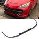 CUPRA R Front Bumper Lip Spoiler For PEUGEOT 207 Car Accessories Universal 3 Pcs Lip Euro Body Kit