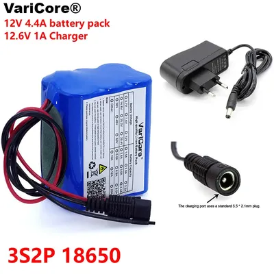 12 v 4.4 Ah 4400mAh 18650 Rechargeable batteries 12.6V PCB Lithium Battery pack Protection Board