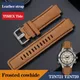 For TIMEX Watchband Men's Tide Compass Strap T2N721 T2N720 W2R55500 TW2T76500 Leather Watch Chain