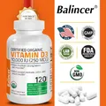 Vitamin D3 for Immune Support Healthy Muscle Function & Bone Health High Potency Organic Non-GMO