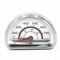 Thermometer For Charbroil Grill Semicircle Indoor Heat Indicator Outdoor Camping BBQ Stainless Steel