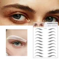 18PC 36D Hair-like Eyebrow Tattoo Sticker False Eyebrows Waterproof Lasting Makeup Brow Makeup