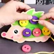 Baby Montessori Toys Learn Basic Life Skills Teaching Aids Clothes Threading Button Sewing Board