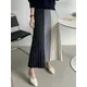 Autumn Winter Knitting Skirt High Waist Long Pencil Skirt Women Knitted Casual Vintage Maxi Skirt