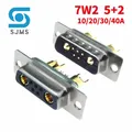 7W2 10A 20A 30A 40A Welding Male Plug Female Socket with 7 Pin Solid Needles Power Connector 7 Core