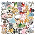 10/30/50PCS Cartoon Natural Animal Collection Waterproof Sticker Trunk Refrigerator Car iPad