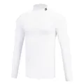 Winter Thremal Underwear T-shirt for Men Warmth Elastic Long-Sleeved T-Shirt Solid Color Golf