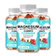 Magnesium Citrate Gummies with Prebiotics & Probiotics for Stress Relief Sleep & Recovery Raspberry