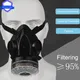 New Half Face Black Gas Mask Respirator Natural Rubber Work Safety Mask For Polishing Welding