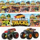 Original Hot Wheels diecast 1:64 Monster red Trucks Metal easy model Car toys for boys 1:24 boys