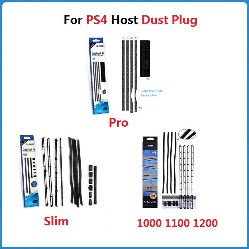 For PS4 Console Host Dust Plug Air Filter For Playstation 4 1000 1100 1200 Slim Pro Sponge Plug Old Thin Game Accessory Replace