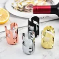 Stainless Steel Champagne Bottle Stopper Vacuum Sealed Sparkling Champagne Wine Bottle Saver Stopper