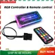 Coolmoon RGB Fans Remote Controller 12V Color Controller HUB with 10 6Pin Fan Ports 2 5V 4Pin Light