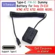 Power Bank USB C PD Adapter Cable AC-PW20 NP-FW50 Dummy Battery For Sony ZV-E10 A7M2 A7II A7S2 A7R