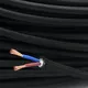 VDE 300V 2 Core or 3 Core 1.5mm2 Fabric Covered Vintage Flex Color Cord Electric Wire Round Cable