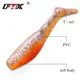 FTK Fishing Lure 1PC 8cm/10cm/12cm Wobblers Carp Fishing Soft Lures Silicone Double Color Pike Bait