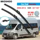 Car Wiper Blade For Fiat Ducato 26"+22" 2006-2016 Auto Windscreen Windshield Wipers Blades Window