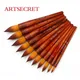 ArtSecret Free Shipping Watercolor Acrylic Brush 40RT Yellow Fat Round Head Soft Fur Anti-Drop Hair