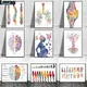 diy full diamond painting Human Anatomy Muscles System Wall Art embroidery Body Map Wall Picture