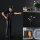 ANT DIY Handmade 1/64 1/43 1/87 American police Painted Diorama Figure Model Miniature Creative