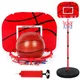 63-165CM Basketball Stands Height Adjustable Kids Basketball Goal Hoop Toy Set Basketball for Boys