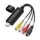 USB Audio Video Capture Card Adapter with USB cable USB 2.0 to RCA Video Capture Converter For TV