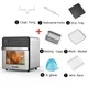 BioloMix 7L 12L 15L Air Fryer Multifunctional Countertop Oven Toaster Rotisserie and Dehydrator With