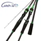 1.65M/1.8M Fishing Rod Carbon Fiber Spinning Casting Lure Pole Bait WT 8-25g Line WT 6-18LB Fast