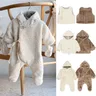 Baby Boys and Girls Winter Clothes Cotton-padded Plush Padded Coat Cotton Baby Jacket Cotton-padded