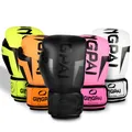 6/8/10/12OZ Colorful Boxing Gloves Adult PU Foam Adult Kick Kickboxing Training Boxing mma Glove