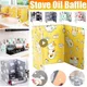 Aluminum Foldable Kitchen Gas Stove Baffle Plate Kitchen Frying Pan Oil Splash Protection Screen