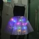 Women's Girl Glow Star Tutu Light Up Skirt Birthday Wedding LED Clothes Ballet Dance Halloween