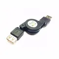Male to Female Extension Extend USB Retractable Cord Cable for Laptop Computer