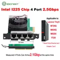 Intel I225 Chips 4 Port 2.5G RJ45 Network adapter PCIe PCI Express quad port 100/1000M/2500Mbp