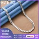 Special Offer 925 Sterling Silver 16/18/20/22/24 Inches Classic 6mm Chain Necklace For Men Women