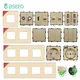 BSEED Matte Plastic Frames TV ST Double USB CAT5 RJ45 Internet Socket Light Switches EU Type-c USB