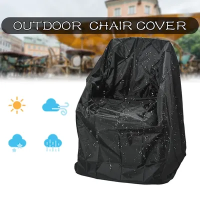 Stacked Chair Dust Cover Storage Bag Rain Dustproof Waterproof Cover Outdoor Garden Furniture Cover